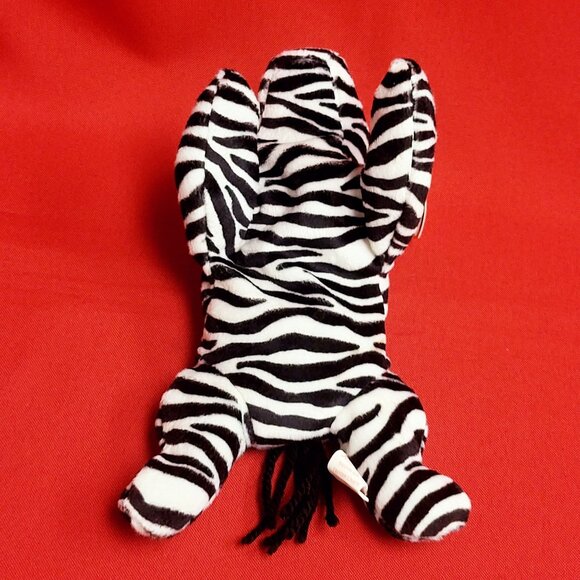 Ziggy The Zebra Beanie Babies Ty 1995 Animal Plush - Picture 3 of 13